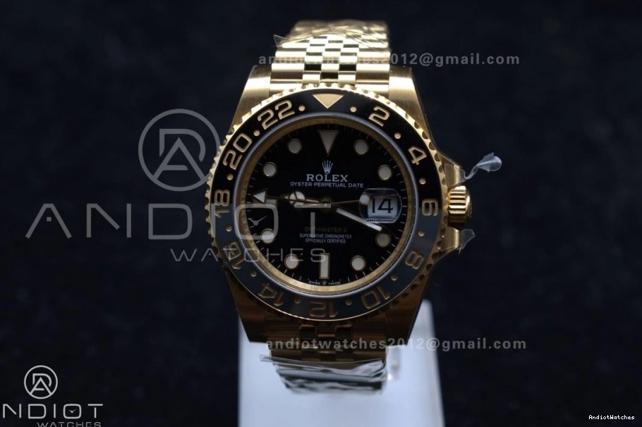 928 DD3285 GRNR YG Master Edition GMT Clean II Bracelet 126718 Versatile Best on Dial Black CHS 1:1 Jubilee 0502